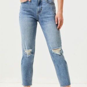 PacSun Jukebox Blue Vintage Icon Mom Jeans Size 31